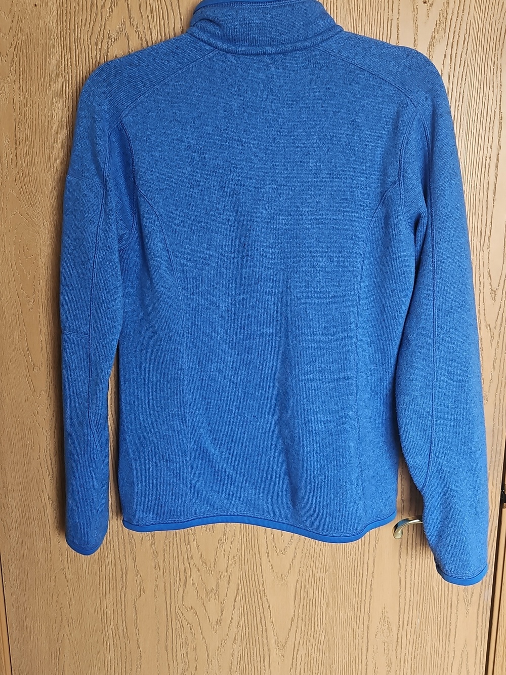 Patagonia Woman's Blue Quarter-Zip Fleece Pullover - Picture 5 of 8